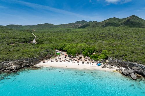 Curacao - Drone opname van Kleine Knip