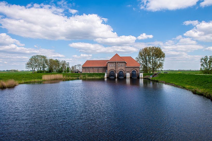Water pumping station A.F.Stroink Drente by Brian Morgan