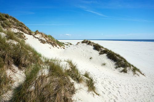 Strand, zee en duinlandschap als in een prentenboek