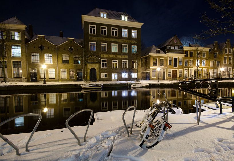 Winterse uitgeverij Brill aan Leidse gracht von Remco Swiers