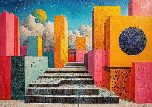 Surrealisme Architectuur Ontwerp Meetkunde