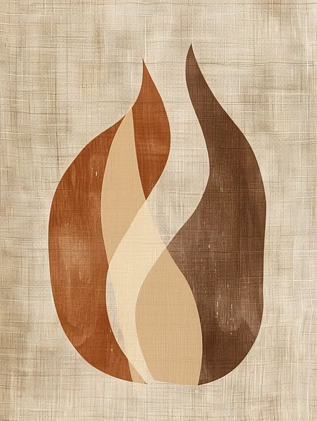 Yin-Yang Flame by Modern Collection