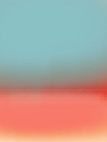 Soft pastel landscape, dreamy calm romantic abstract art by Dina Dankers