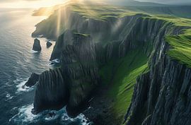 Summer hike along the coast