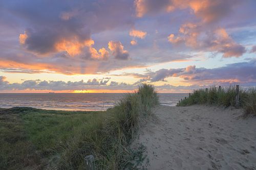 Duin, strand en zee aan de Hollandse kust