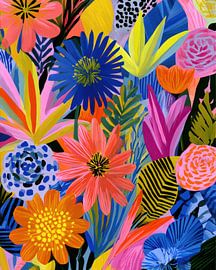 gemalte Blumen