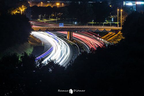 Snelweg A35 in Hengelo