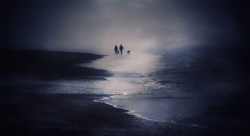 Beyond the fog lies clarity (versie met blauwe tinten) van Maickel Dedeken
