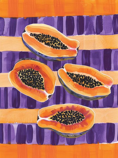 Bunte Papaya 1 von studio snik.