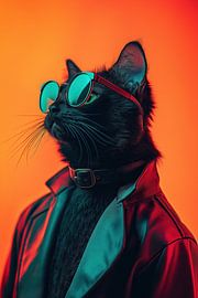 Chat de la hanche sur Wall Wonder