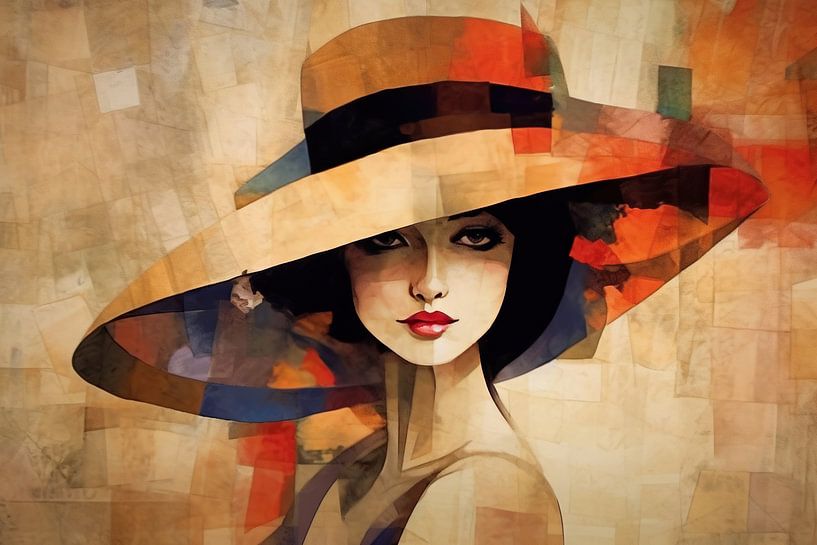 Modern Portrait by Eye catching paintings