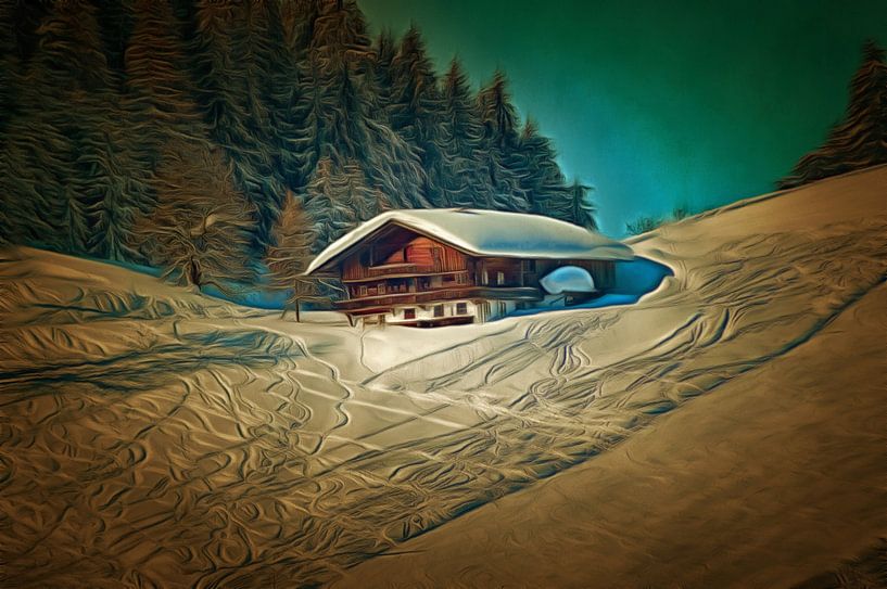 Paysage d'hiver par Jens-Uwe Ernst