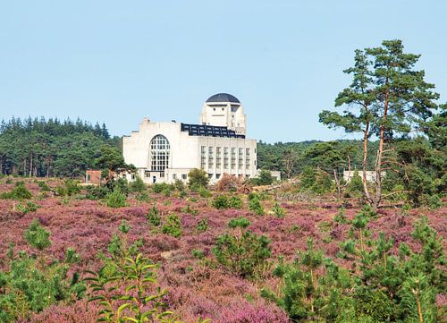 Radio Kootwijk in de paarse heide - Veluwe