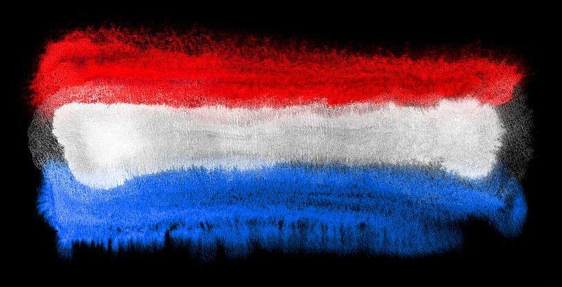 Symbolische Nationalflagge der Niederlande von Achim Prill