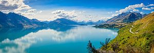 Route entlang des Lake Hawea, Neuseeland