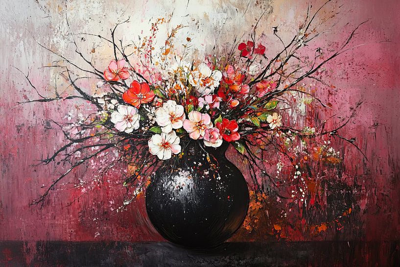 Peinture de fleurs par La collection ARTEO
