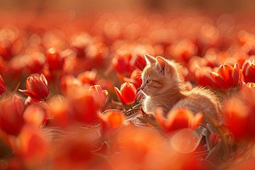 les chats dans et autour de la maison sur Egon Zitter