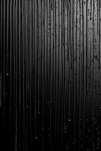 Drops on a black surface by Poster Art Shop