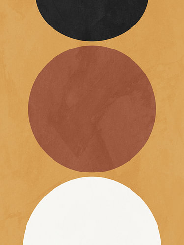 Minimalistische geometrische abstrakte Kunst