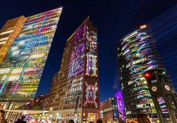 Potsdamer Platz Sykline Berlijn in een bijzonder licht