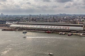 Skyline Amsterdam met Centraal Station von John Kreukniet