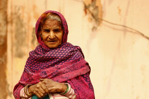 In de straten van Delhi