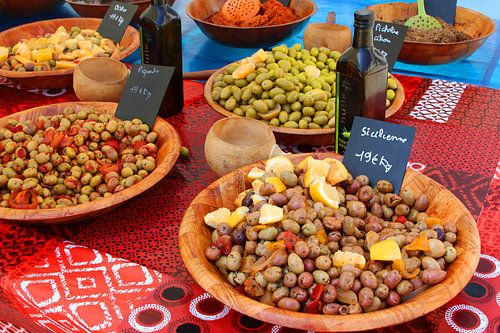 Olives et huile d'olive