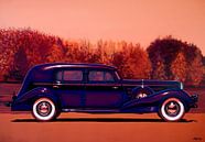 Cadillac V16 Custom Imperial 1937  Schilderij van Paul Meijering thumbnail