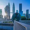 Kuala Lumpur Skyline von Barbara Riedel