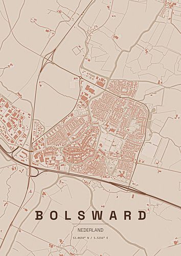 Plan de Bolsward