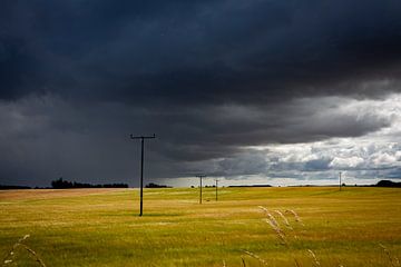 Ciel menaçant sur Willem Klopper