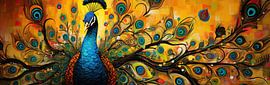Pfau Kunst von Blickfänger Gemälde