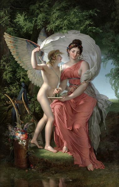 Charles Meynier,Erato, Muse of Lyric Poetry, 1800 by finemasterpiece