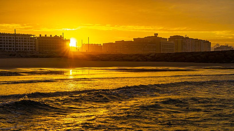 Lever de soleil à Costa da Caparica, Portugal par Jessica Lokker