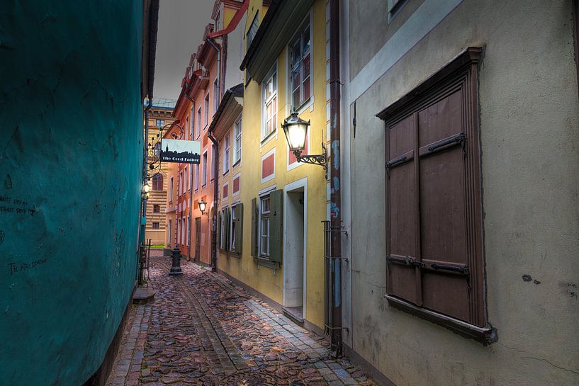 street in Riga  by eric van der eijk
