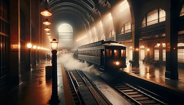 An old-fashioned station building by bart dirksen