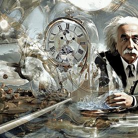 Einstein, voyage dans le temps sur Kirsti's Kunst