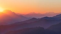 Prachtige gelaagdheid van de Oostenrijkse alpen - 2
