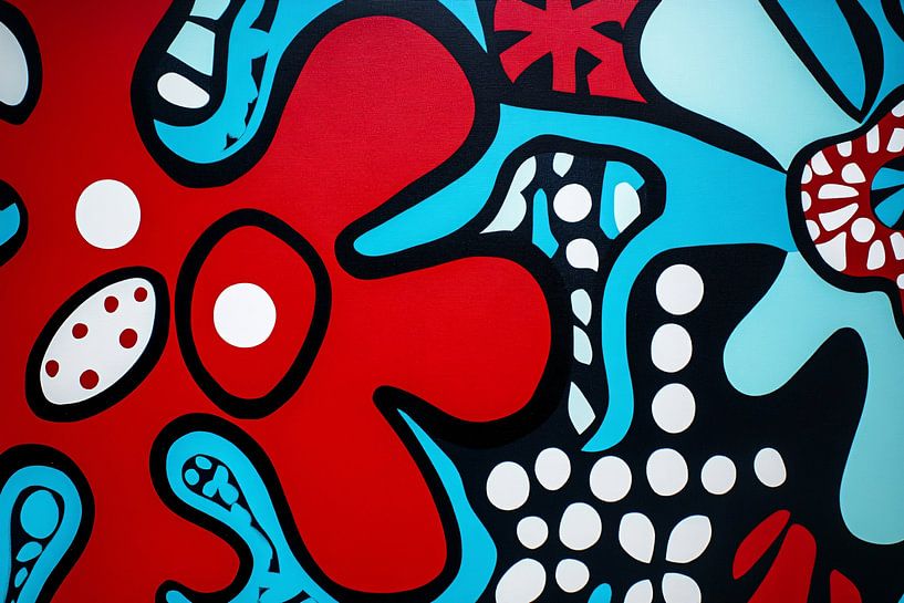 Abstract patterns in bright colours by Imperial Art House