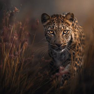 Der Leopard in der Abenddämmerung
