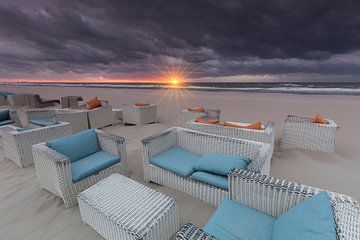 End of summer on Kijkduin beach in The Hague by Rob Kints