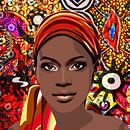 Afrikanisch von Jole Art (Annejole Jacobs - de Jongh) Miniaturansicht