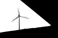Eolienne en contraste