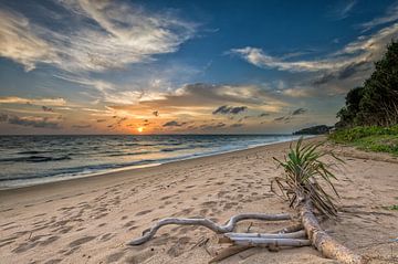 Coucher de soleil sur Koh Lanta sur Richard van der Woude