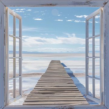 Offenes Fenster zur Weite von Poster Art Shop