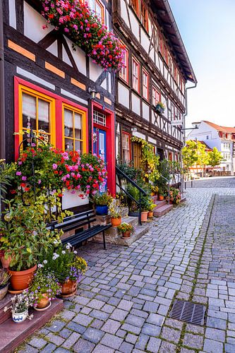 Nazomerwandeling door het romantische vakwerkstadje Schmalkalden - Thüringen