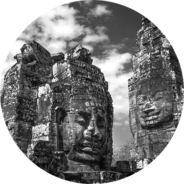 Angkor Thom, Bayon Temple van Maurits van Hout