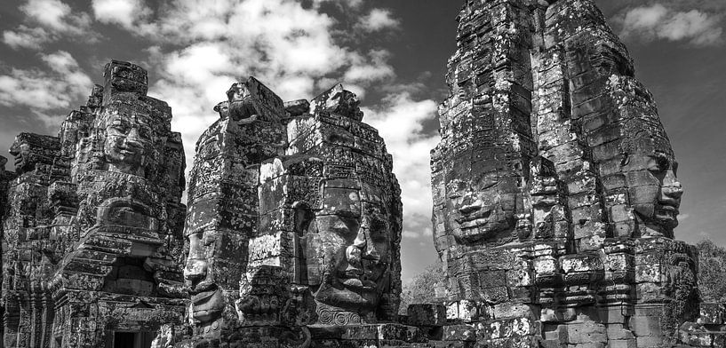 Angkor Thom, temple du Bayon par Maurits van Hout