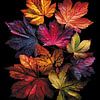 Autumn leaves van Ellen Novara-da Lima