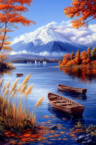 Herbstliche Berglandschaft